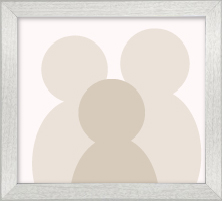 色紙額Bホワイト