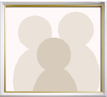 色紙額縁マットなし、ホワイト